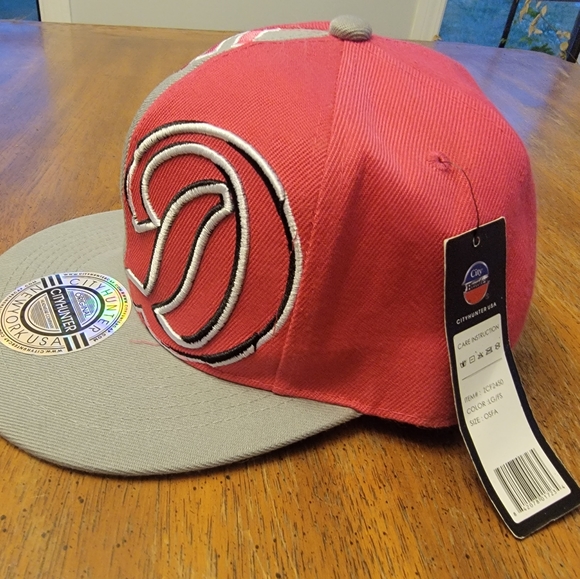 CityHunter Pink Detriot Snap Back Hat - Picture 3 of 7